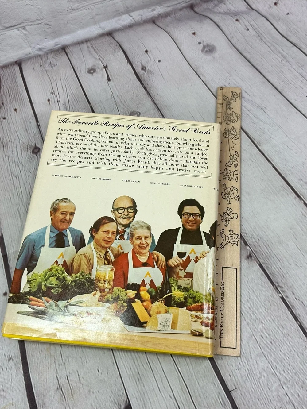 vtg 1974 The Great Cooks Cookbook hardcover retro culinary chefs collectible